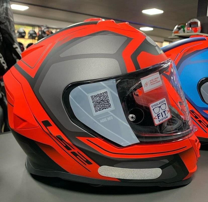 CAPACETE LS2 STORM FASTER VERMELHO