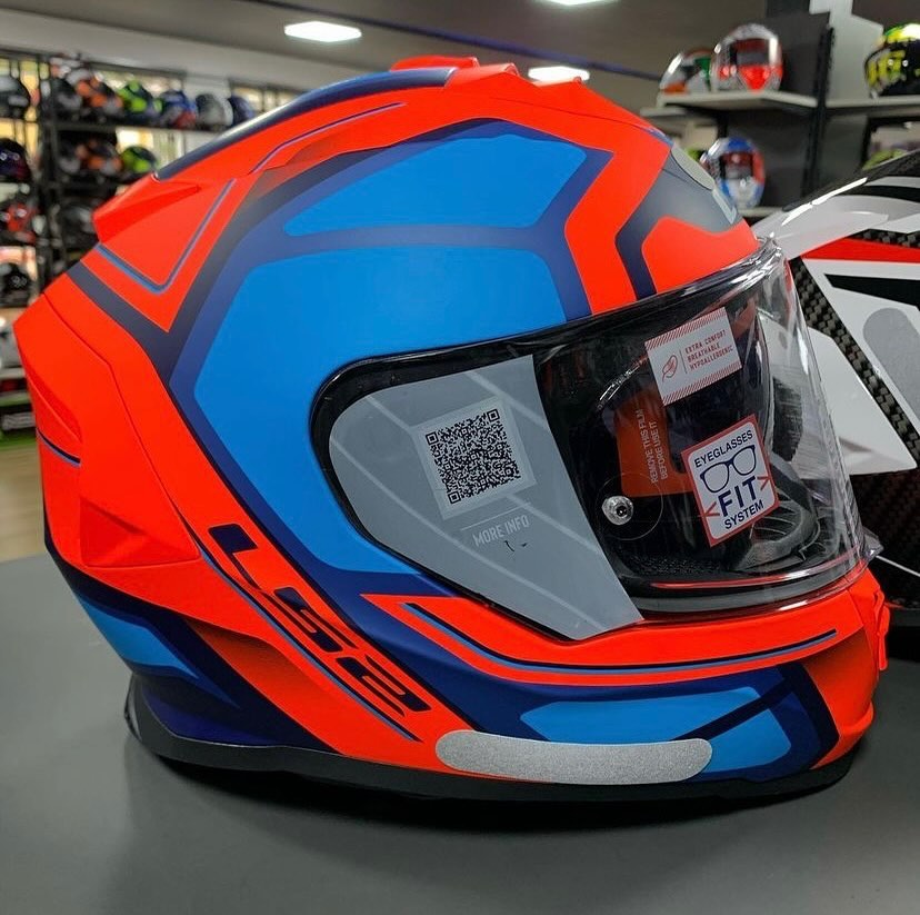 CAPACETE LS2 STORM FASTER LARANJA