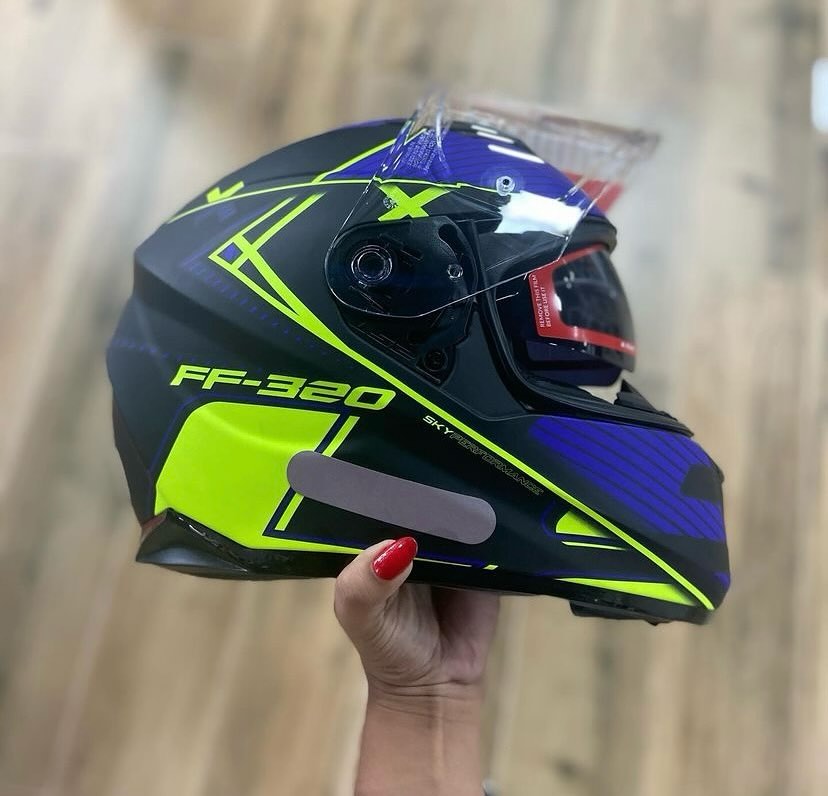 CAPACETE LS2 STREAM LEVEL AMARELO