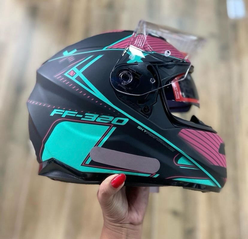 CAPACETE LS2 STREAM LEVEL ROSA