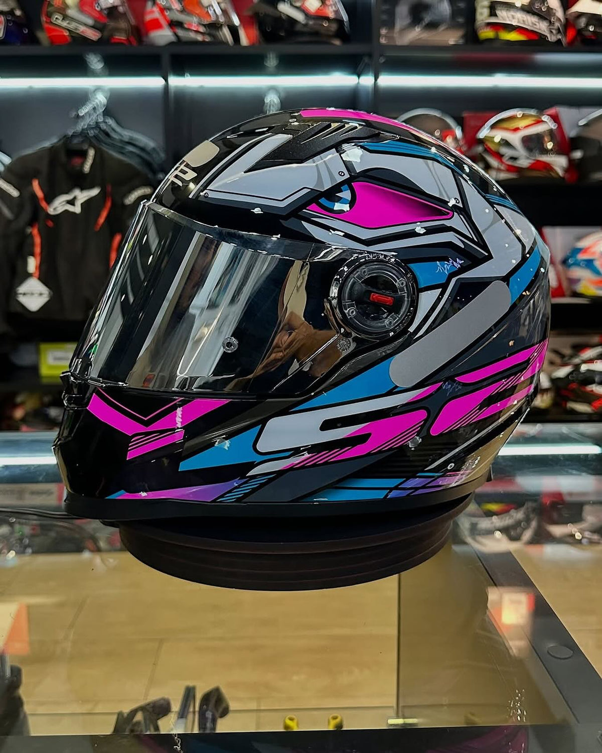 CAPACETE LS2 CLASSIC XDRON CYAN