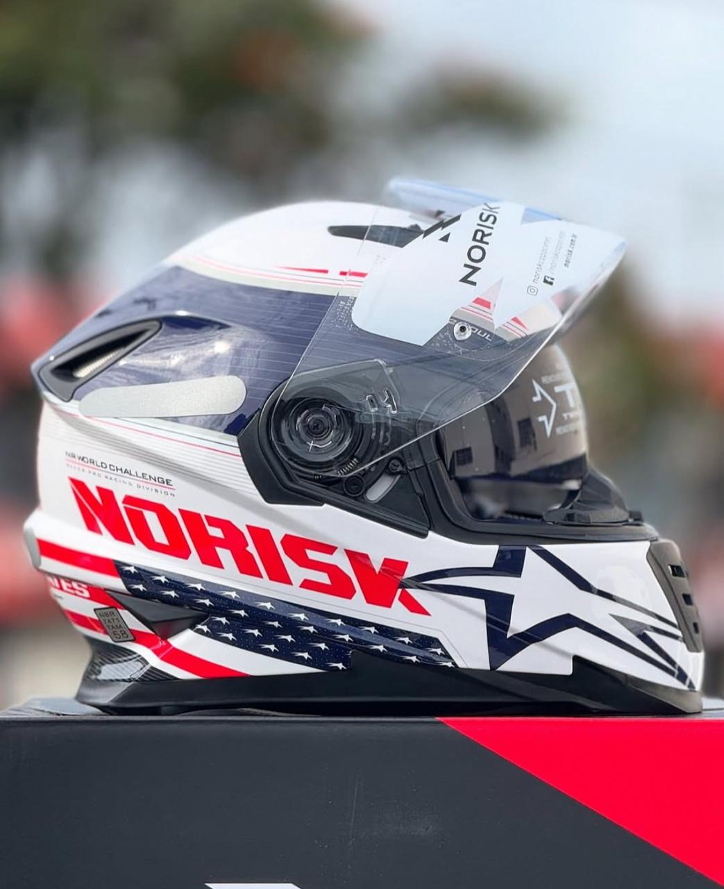 CAPACETE NORISK SOUL GRAND PRIX EUA