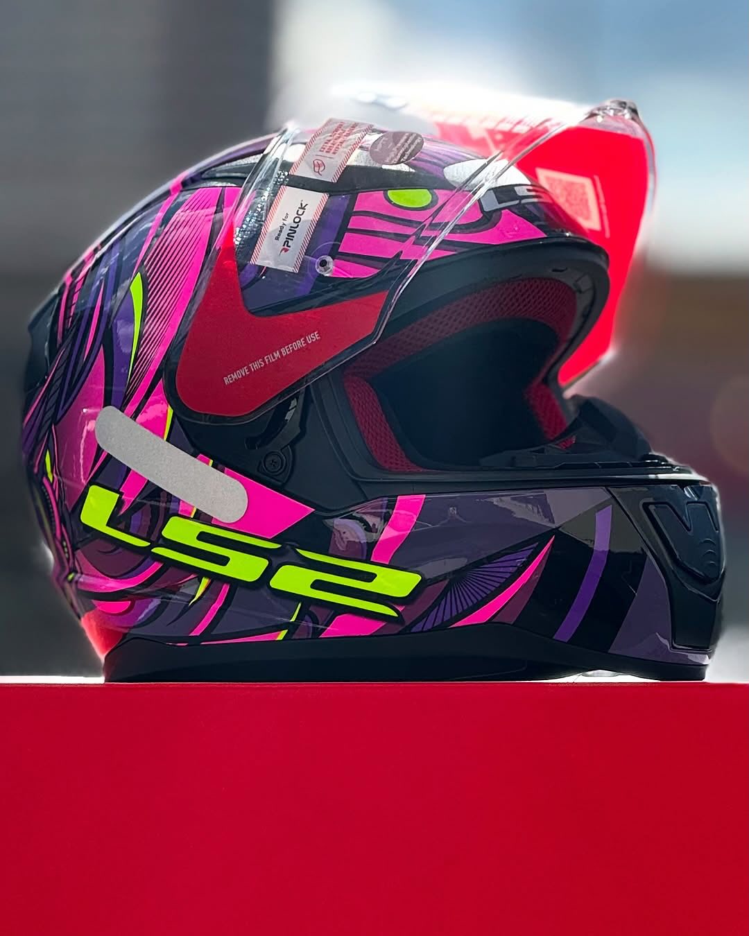CAPACETE LS2 RAPID ATHENA ROXO
