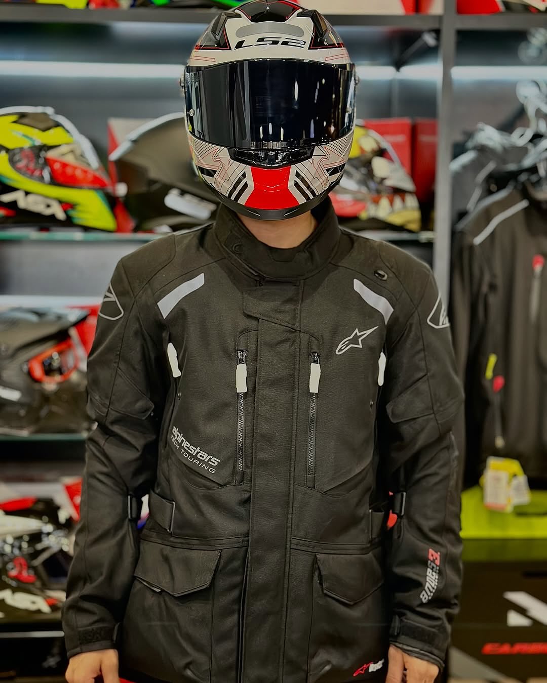 JAQUETA ALPINESTARS ANDES V3 DRYSTAR PRETA