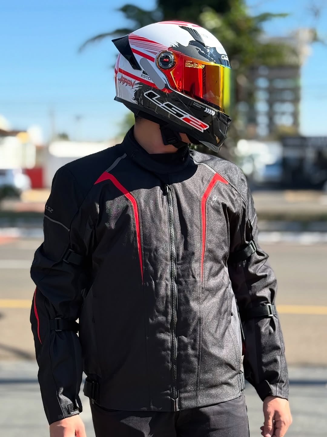 JAQUETA LS2 SEPANG PRETO