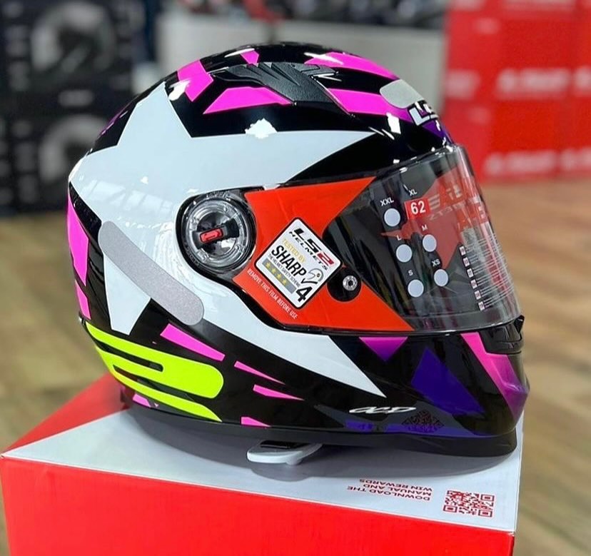 CAPACETE LS2 CLASSIC FF358 STARWAR ROSA