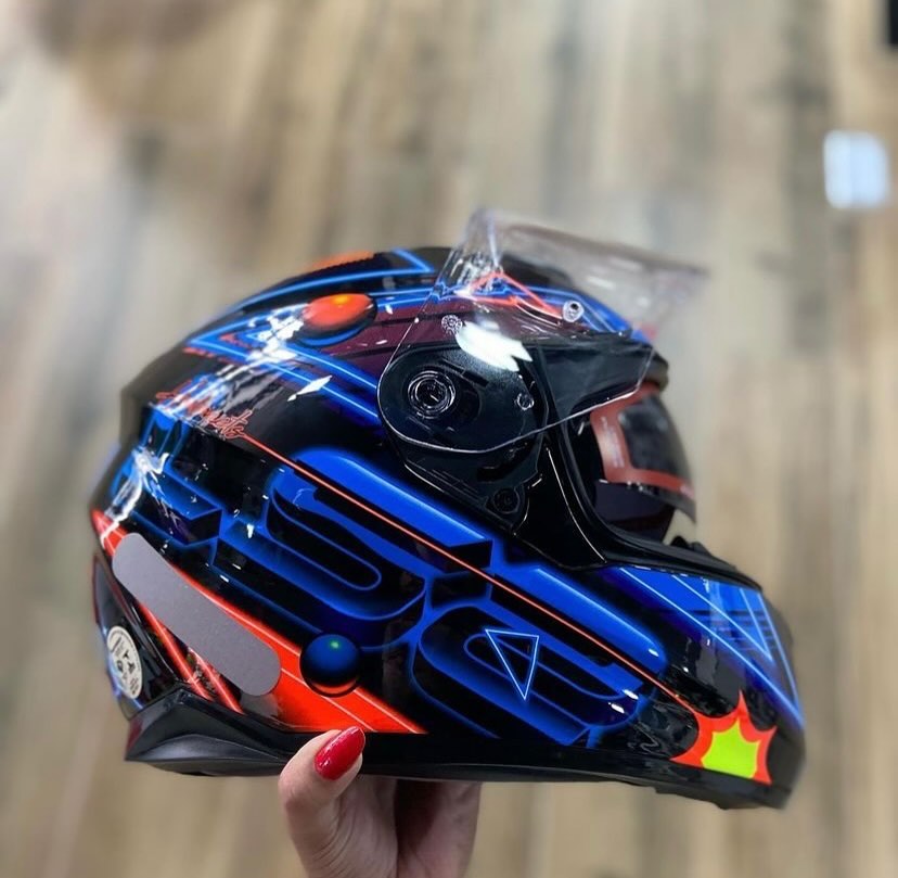 CAPACETE LS2 FF320 STREAM SYNTH AZUL