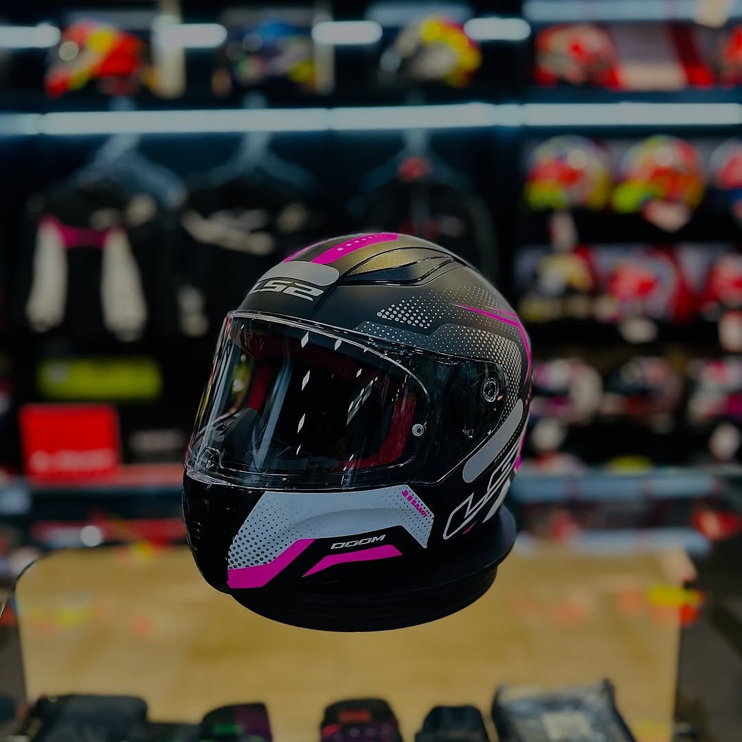 CAPACETE LS2 RAPID DOOM ROSA
