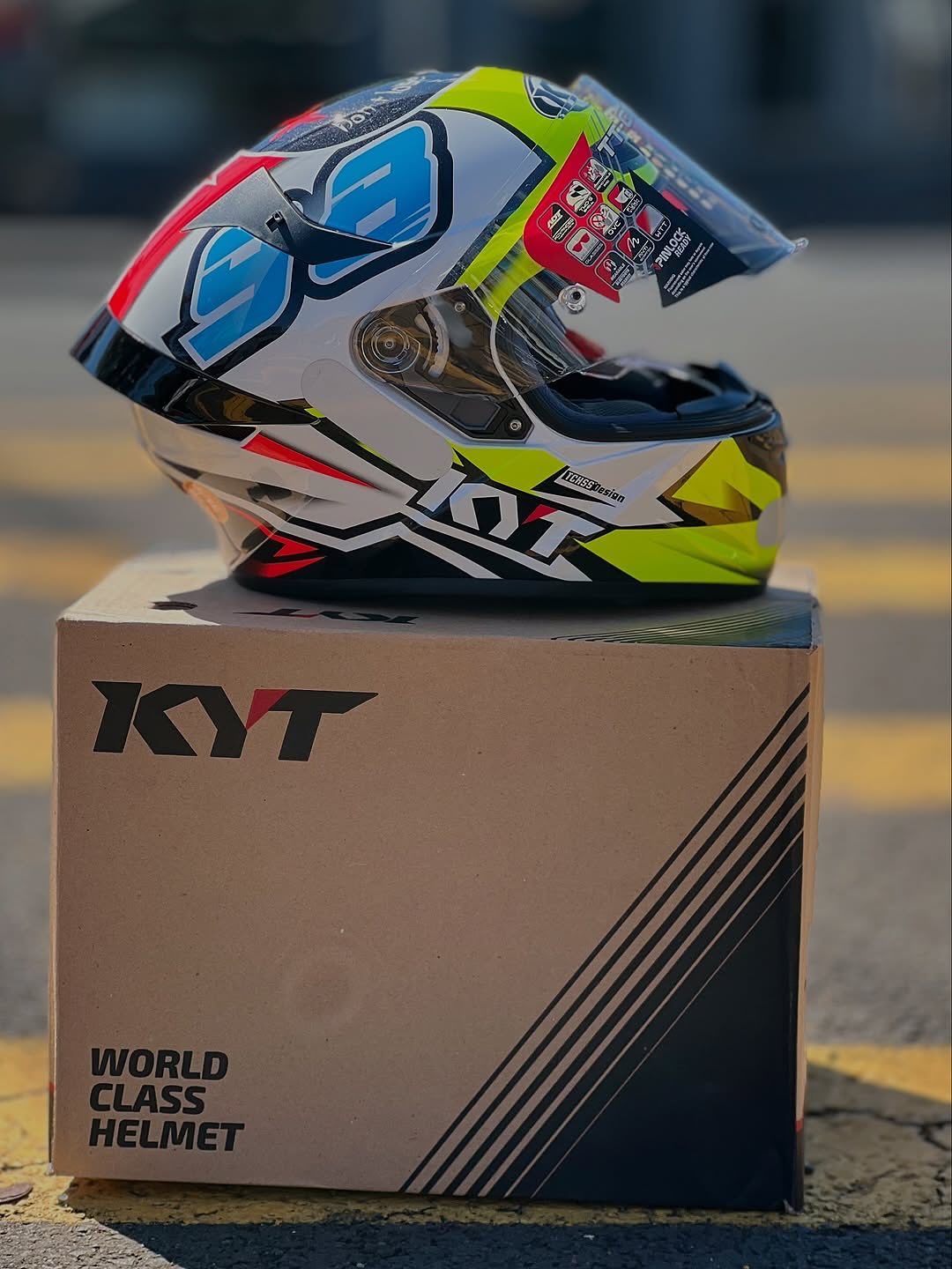 CAPACETE KYT TT COURSE 98 BOMB