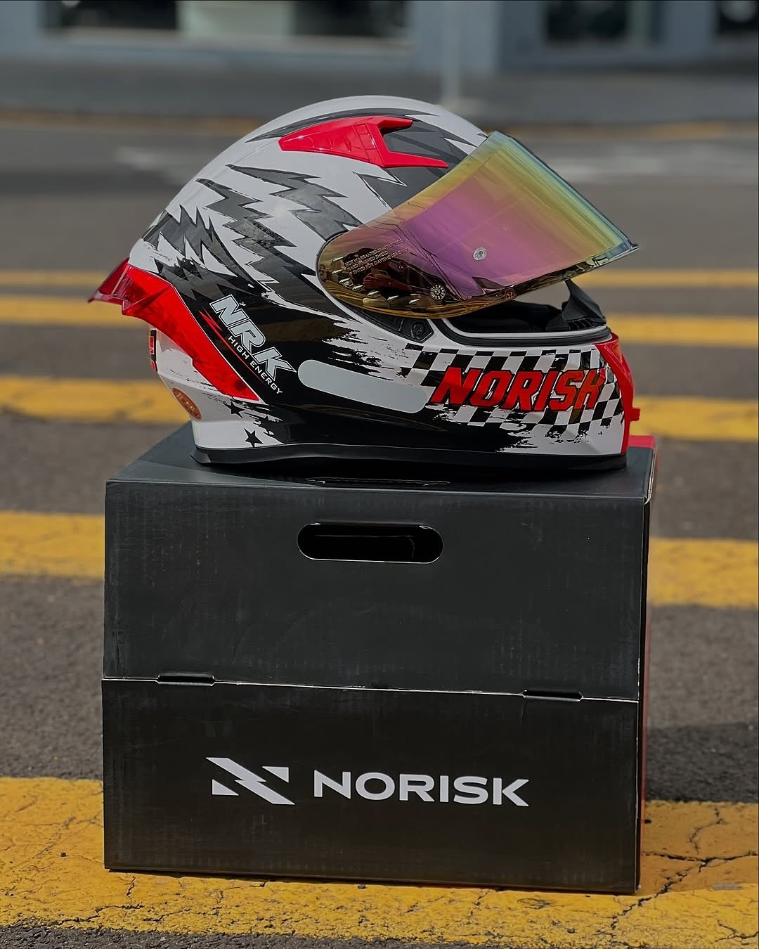 CAPACETE NORISK FLOW DAYTONA BRANCO