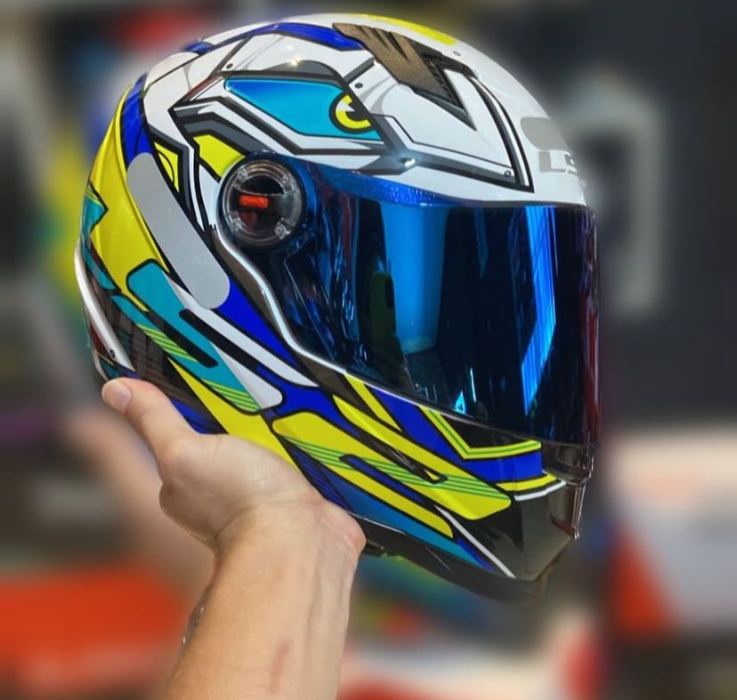 CAPACETE LS2 CLASSIC XDRON AZUL