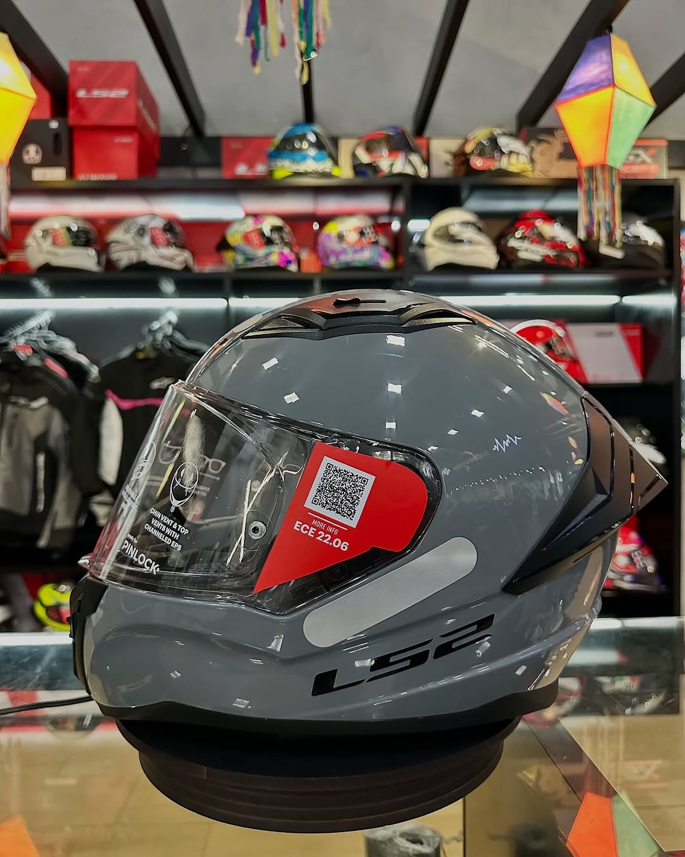 CAPACETE LS2 FF810 VIGO MONOCOLOR CINZA