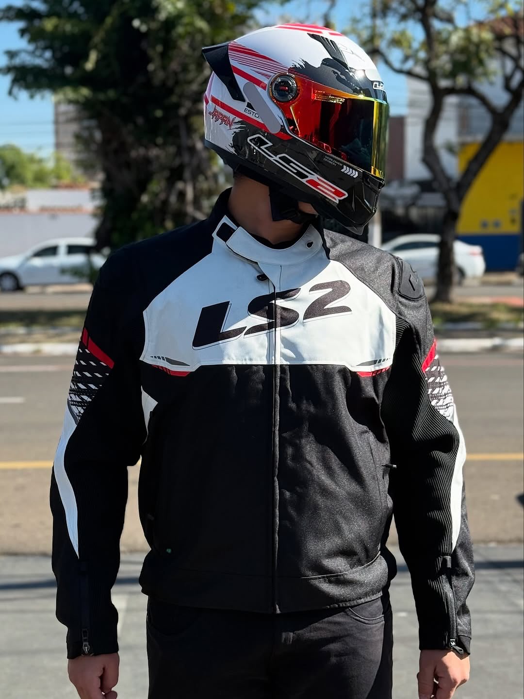 JAQUETA LS2 APEX BRANCO