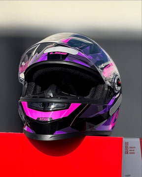CAPACETE LS2 CLASSIC TANK ROXO