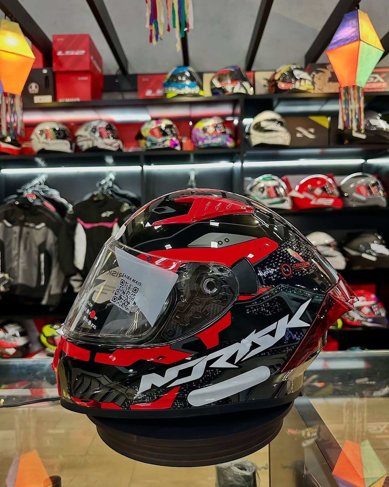 CAPACETE NORISK FLOW PULSE VERMELHO