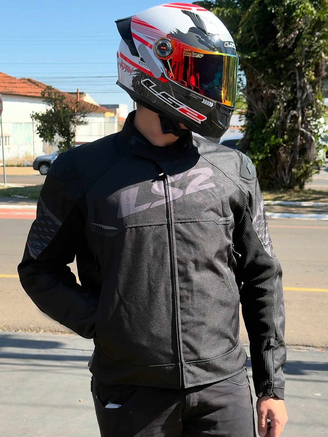 JAQUETA LS2 APEX PRETO