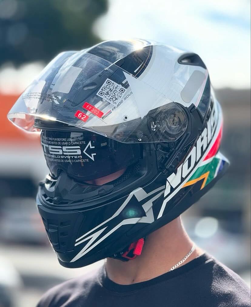 CAPACETE NORISK SOUL GRAN PRIX ÁFRICA DO SUL