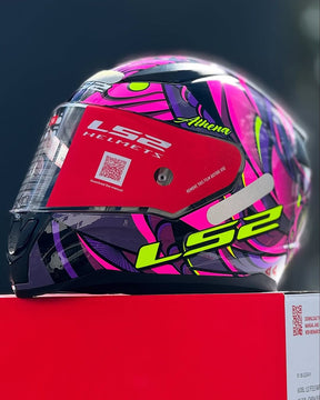 CAPACETE LS2 RAPID ATHENA ROXO