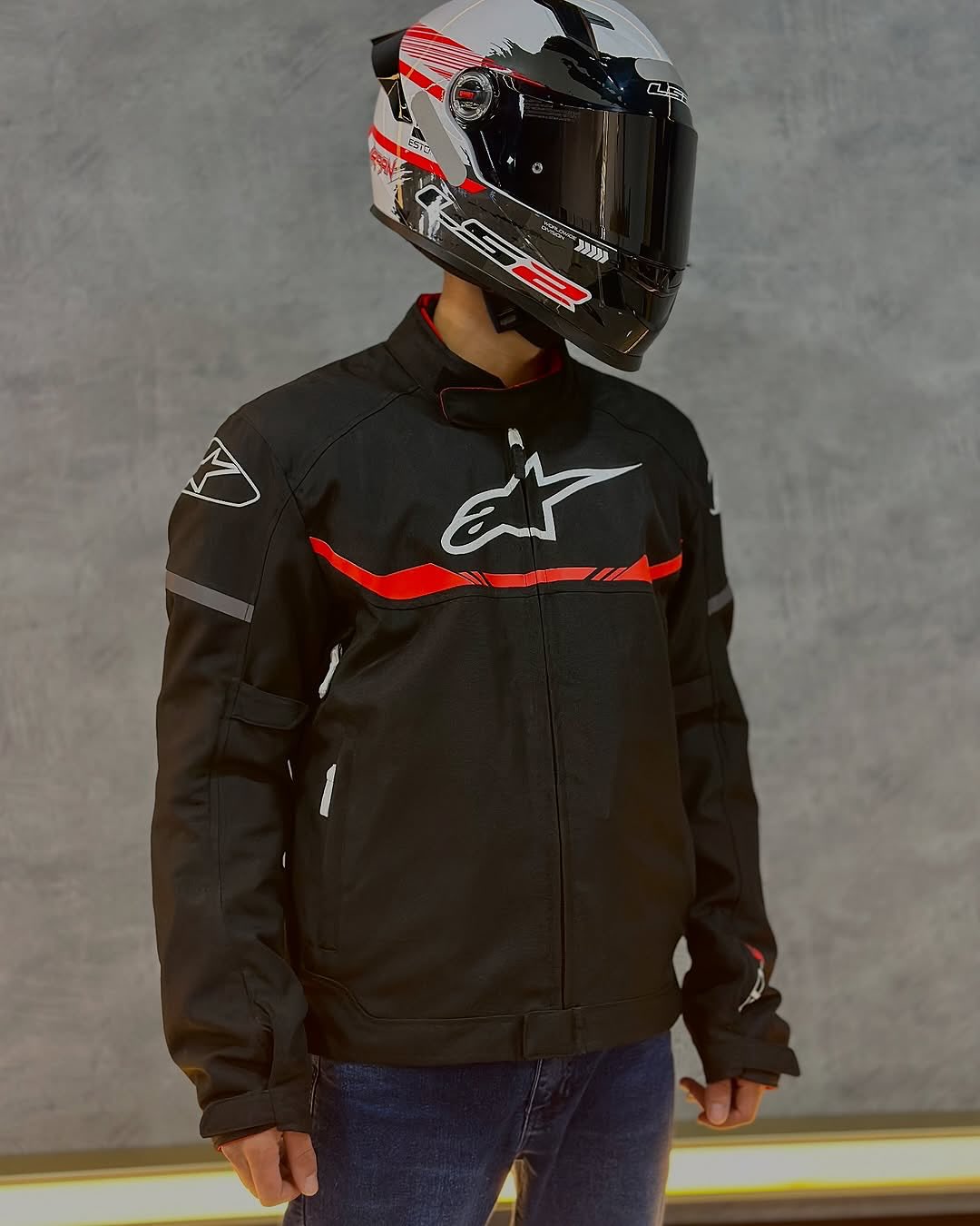 JAQUETA ALPINESTARS T SPS WP PRETO IMPERMEÁVEL